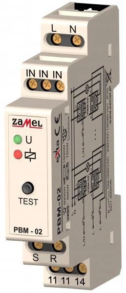 Zamel Bistalinis siųstuvas 16A 230V AC (PBM-02)