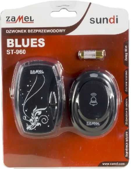 Zamel Belaidis durų skambutis Zamel 80dB maitinamas baterija (ST-960)