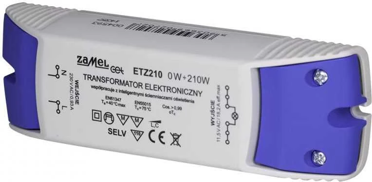 Zamel Transformator elektroninis 230/11,5V 0-210W ETZ210 (LDX10000040)
