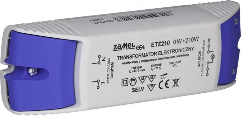 Zamel Transformator elektroninis 230/11,5V 0-210W ETZ210 (LDX10000040)