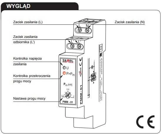 Zamel Galios ribotuvas 230V AC 0,2-2kW PMM-01