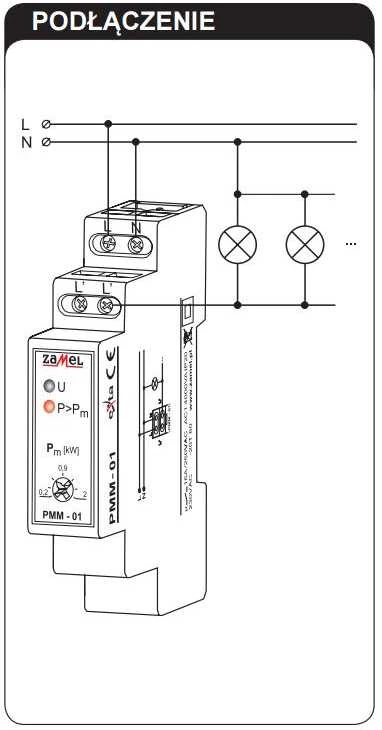 Zamel Galios ribotuvas 230V AC 0,2-2kW PMM-01