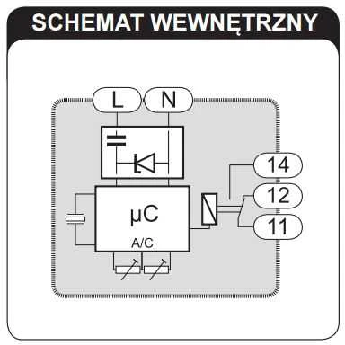 Zamel Laiko relė 16A 1NO/NC 230V AC PCM-02