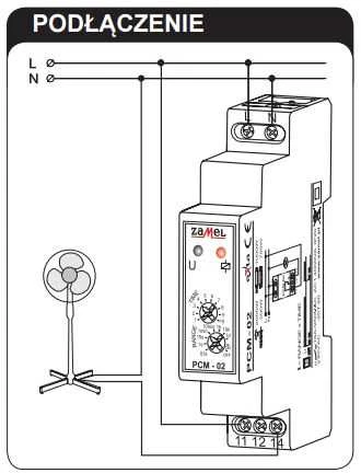 Zamel Laiko relė 16A 1NO/NC 230V AC PCM-02