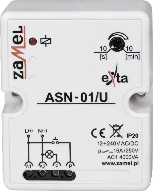 Zamel laiptų laikmatis 12–240 V AC / DC ASN-01/U (EXT10000011)