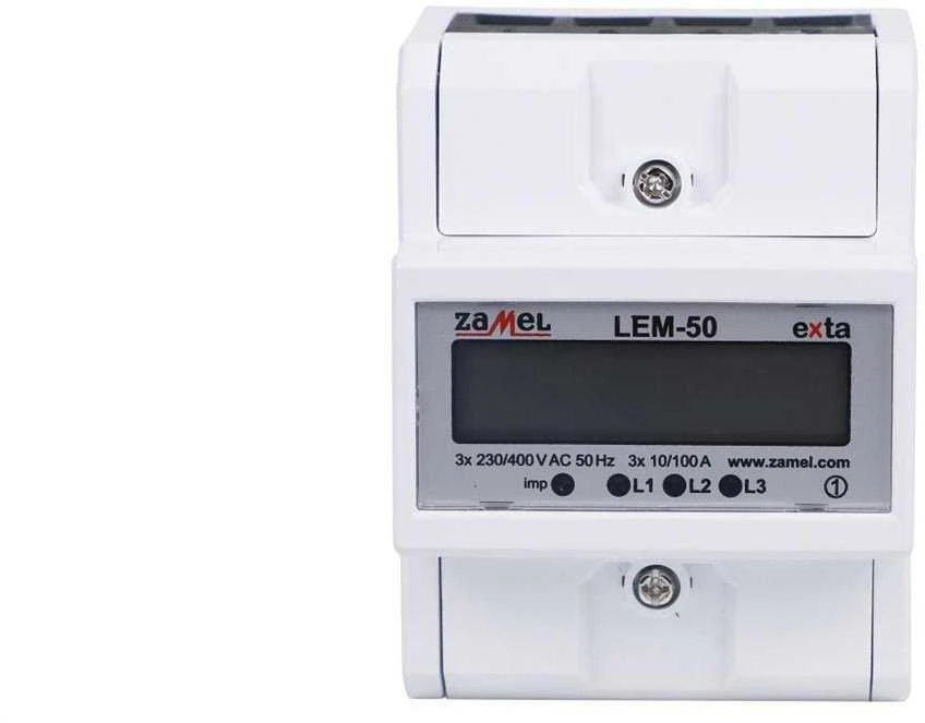 Zamel SKAITIKLIS ELEKTROS 3F LEM-50 100A