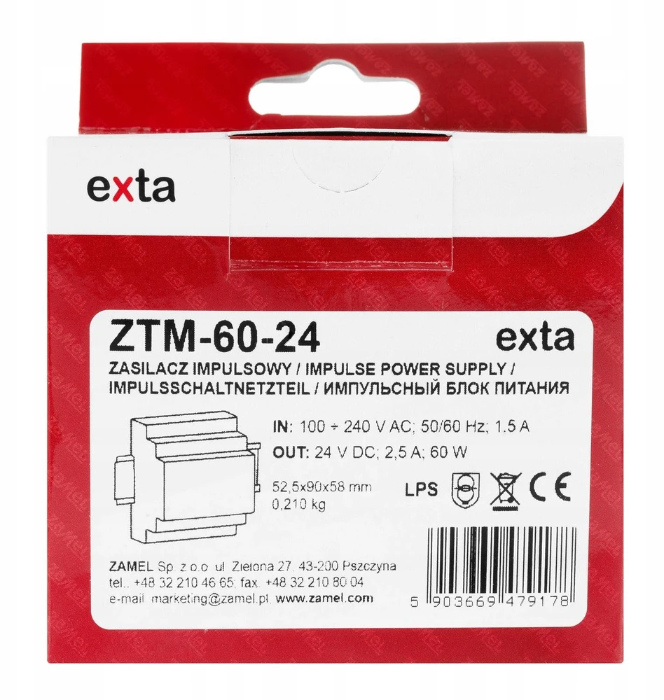 Zamel MAITINIMO 60W 24V ZTM-60/24