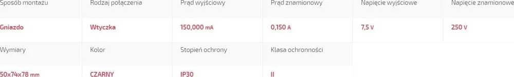 Zamel Maitinimo šaltinis Ynsta YNS10000001 2WZN-CZN 7,5/150 juoda