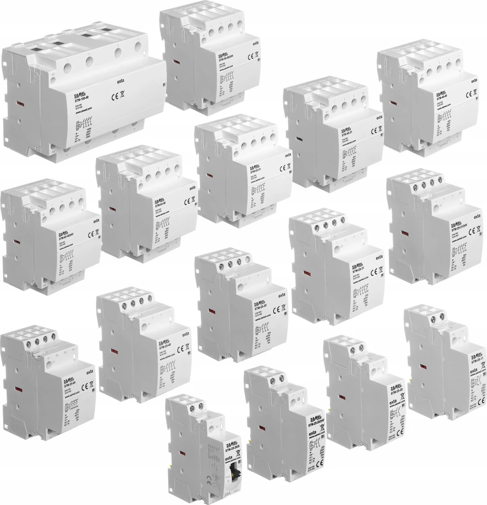 Zamel modulinis montavimo kontaktorius 25A 3Z 230V AC, tipas: STM-25-30 EXT10000291