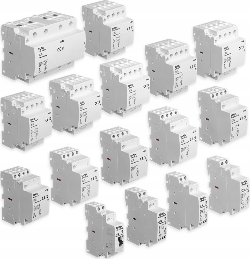 Zamel Modulinis montavimo kontaktorius 25A 2Z 230V AC tipas: STM-25-20 EXT10000288