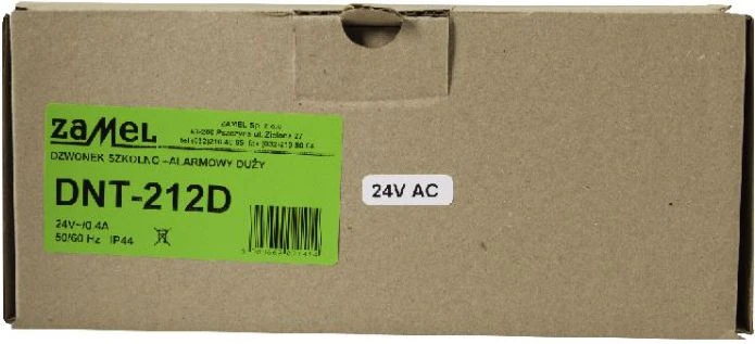Zamel Mokyklos pavojaus signalas DNT- 212D 24V didelis (SUN10000058)