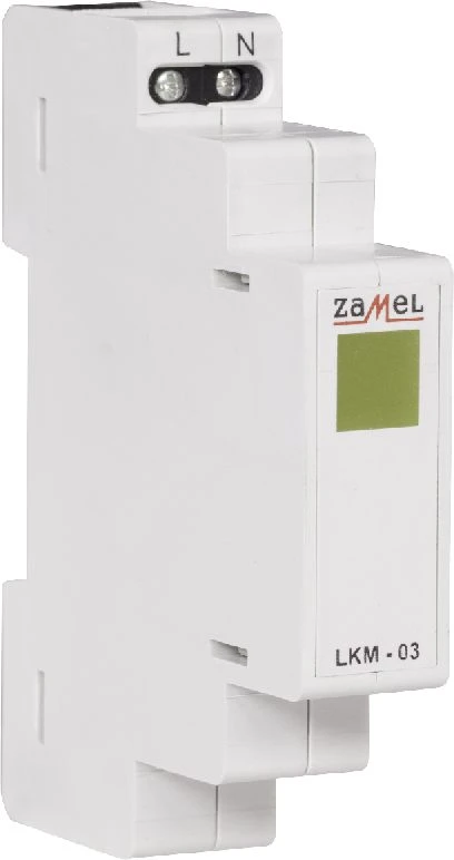 Zamel maitinimo indikatorius 230V geltonas LED LKM-03-30 (EXT10000046)