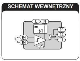 Zamel prieblandos jungiklis su zondu SOH-01 230V AC WZM-01/S1