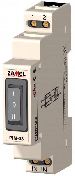 Zamel Montavimo jungiklis I-0-II 230V PIM-03