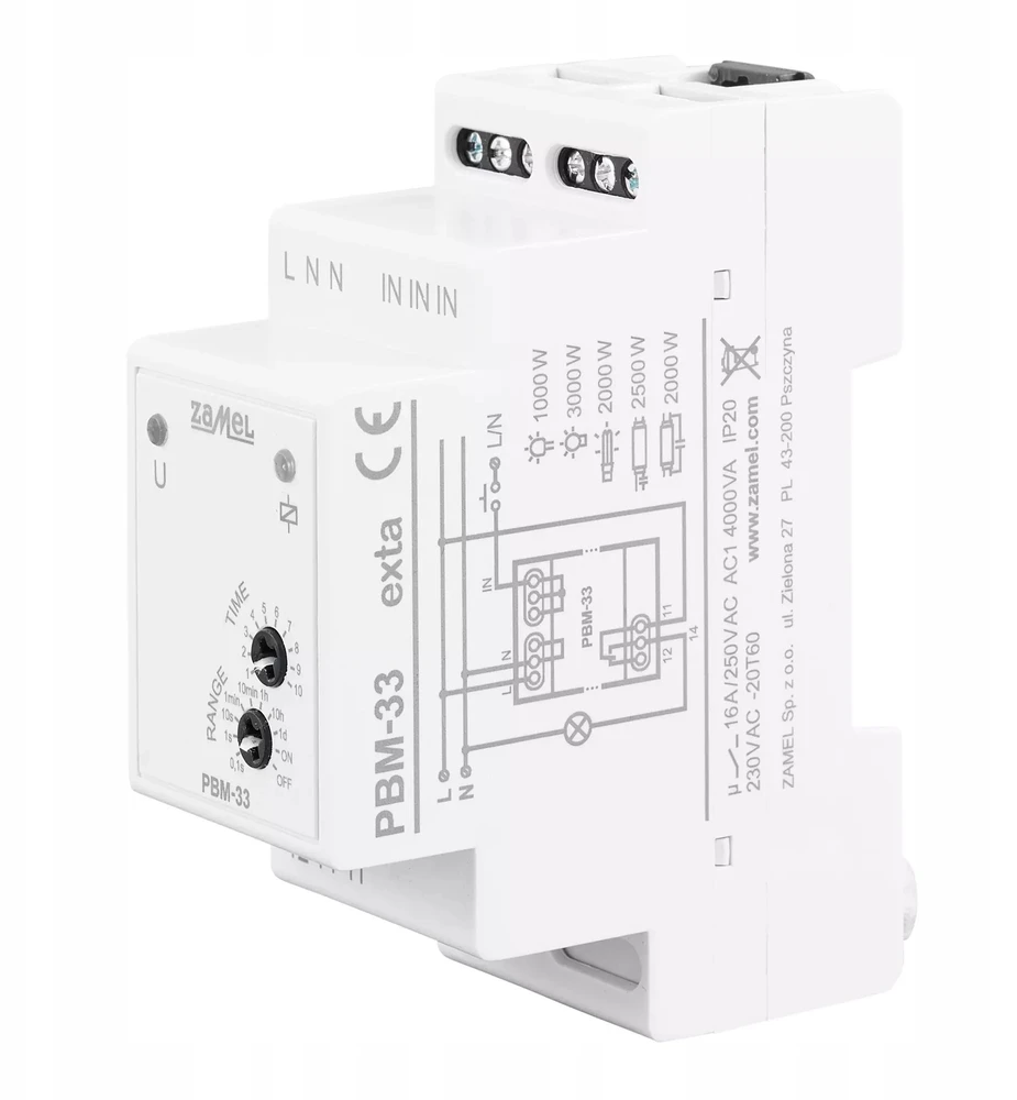Zamel BISTAB RELĖ. LAIKAS PBM-33