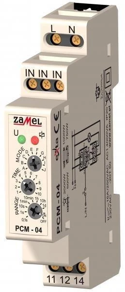 Zamel Laiko relė 16A 1NO/NC 230V AC PCM-04