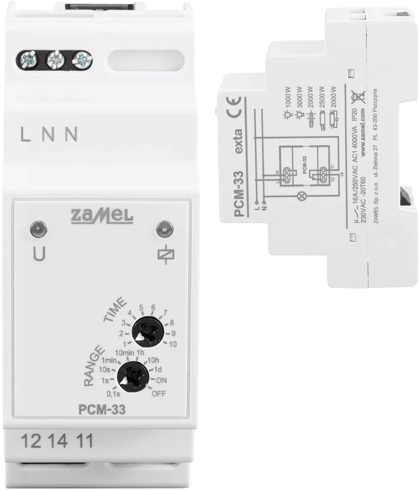 Zamel LAIKO RELĖ. PIRMYN PCM-33