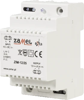 Zamel Pulso maitinimo šaltinis 12V DC 2A ZIM-12 / 25
