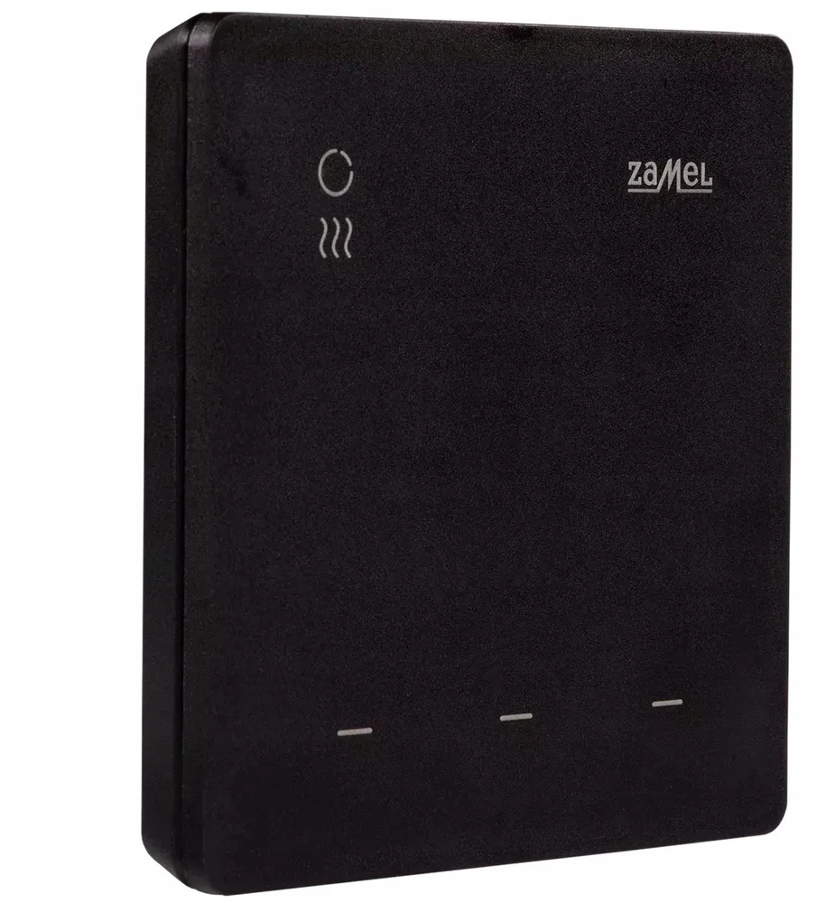 Zamel Supla GKW-02 – šildymo valdiklis – WiFi – Android / iOS programėlė – juodas