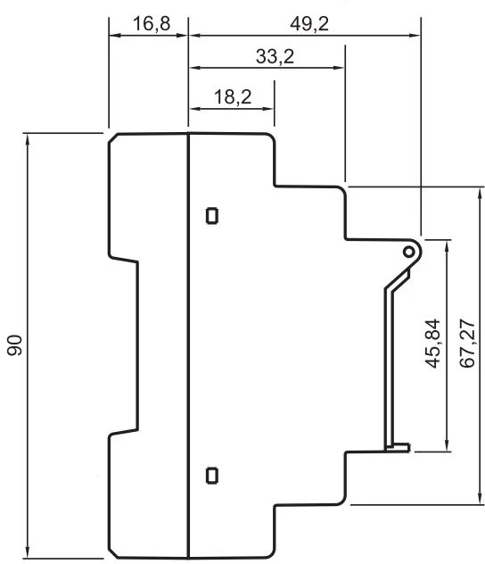 Zamel Savaitinis 1 kanalo Econo 230V AC ZCM- 11E