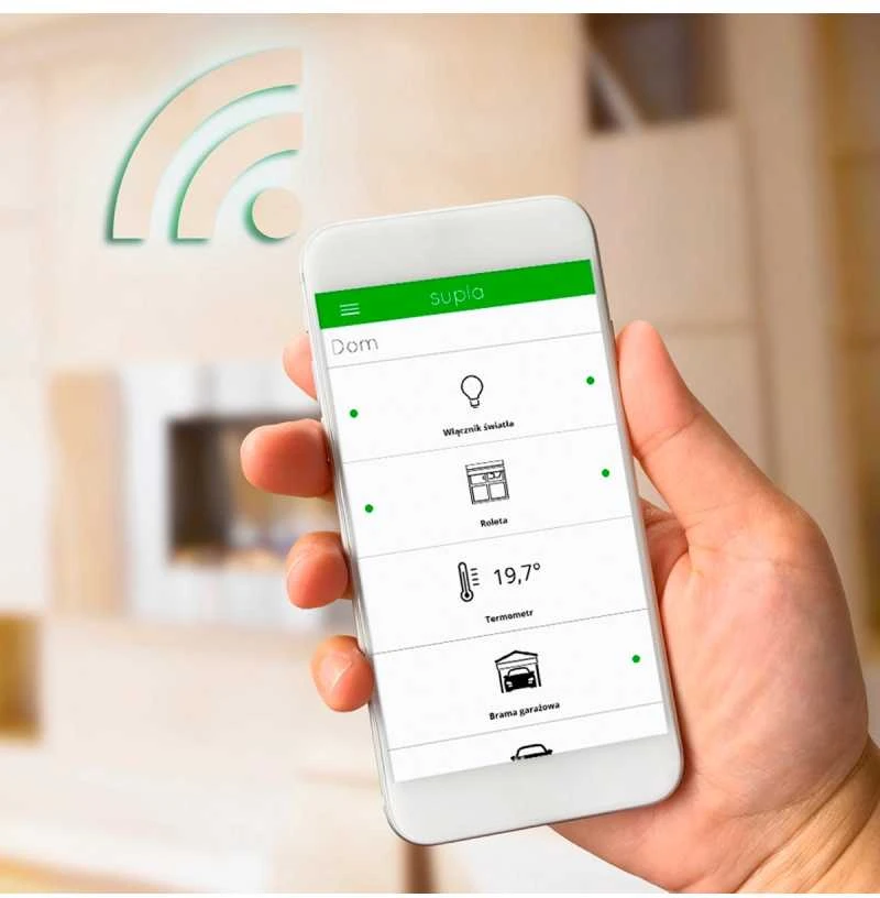 Zamel Supla ROW-02 - 2x relė 230V Wifi - Android/iOS programėlė
