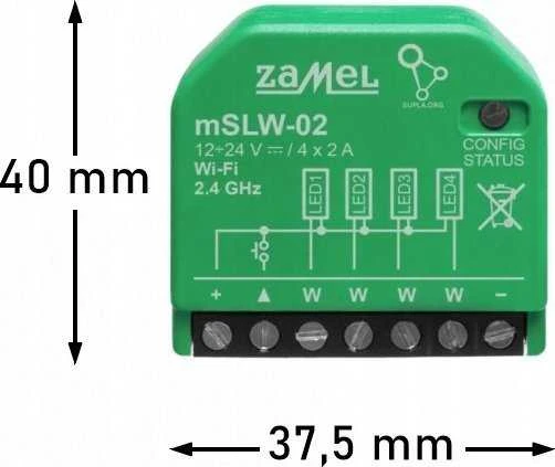 Zamel Supla mSLW-02 4xLED WiFi valdiklis