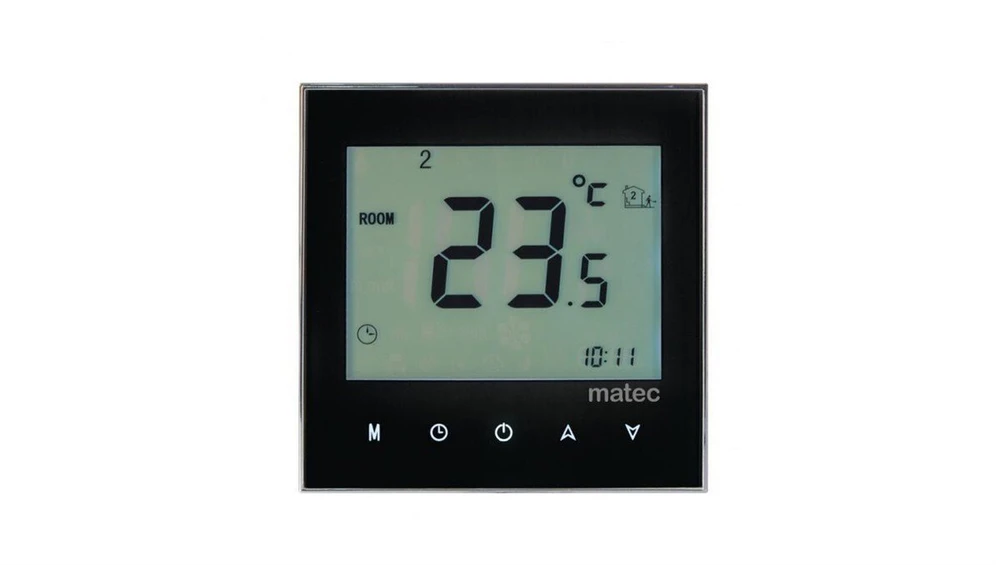 Termostatas ZAMEL RTD-02 juodas