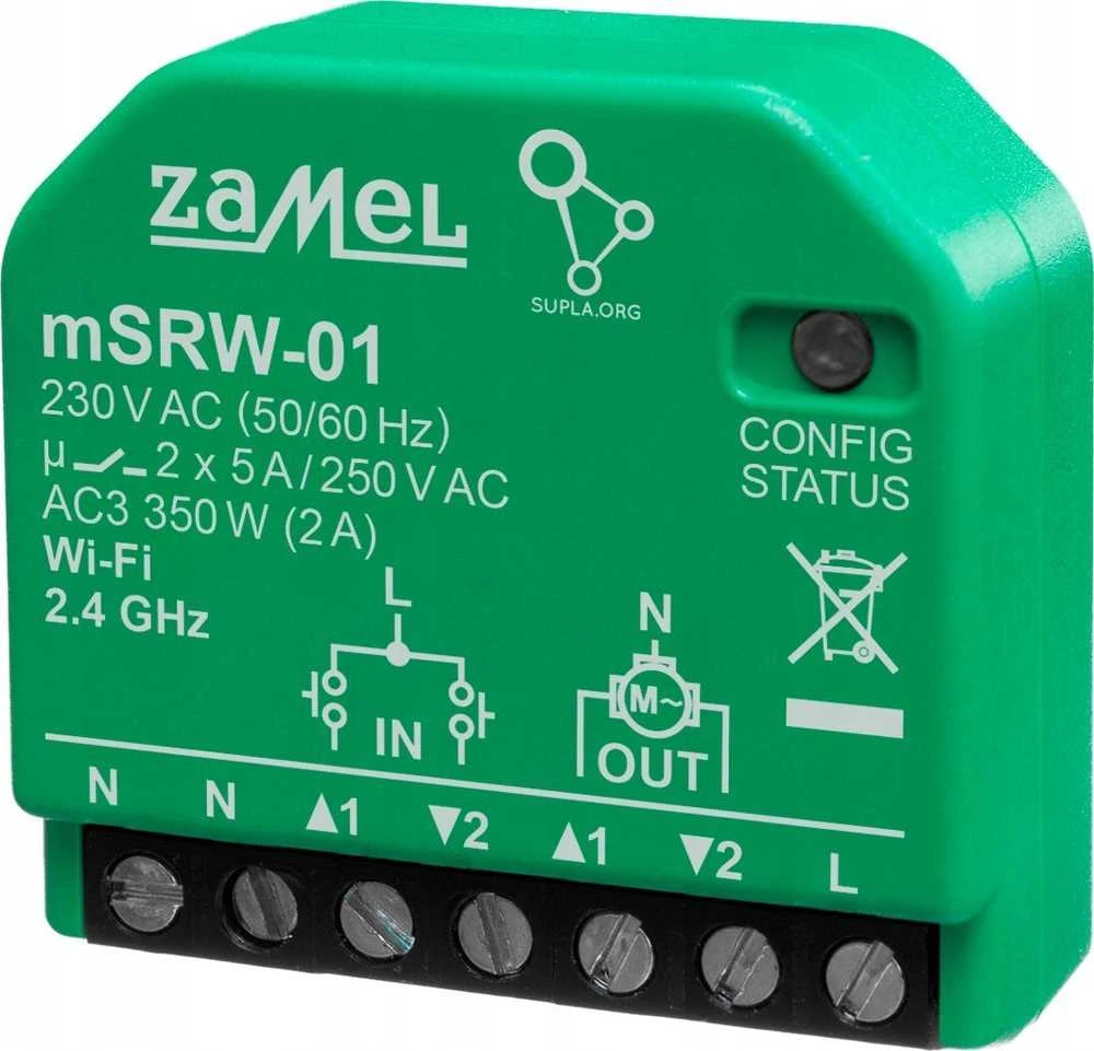 Zamel Supla Zamel mSRW-01 - WiFi roletų valdiklis - Android / iOS programa