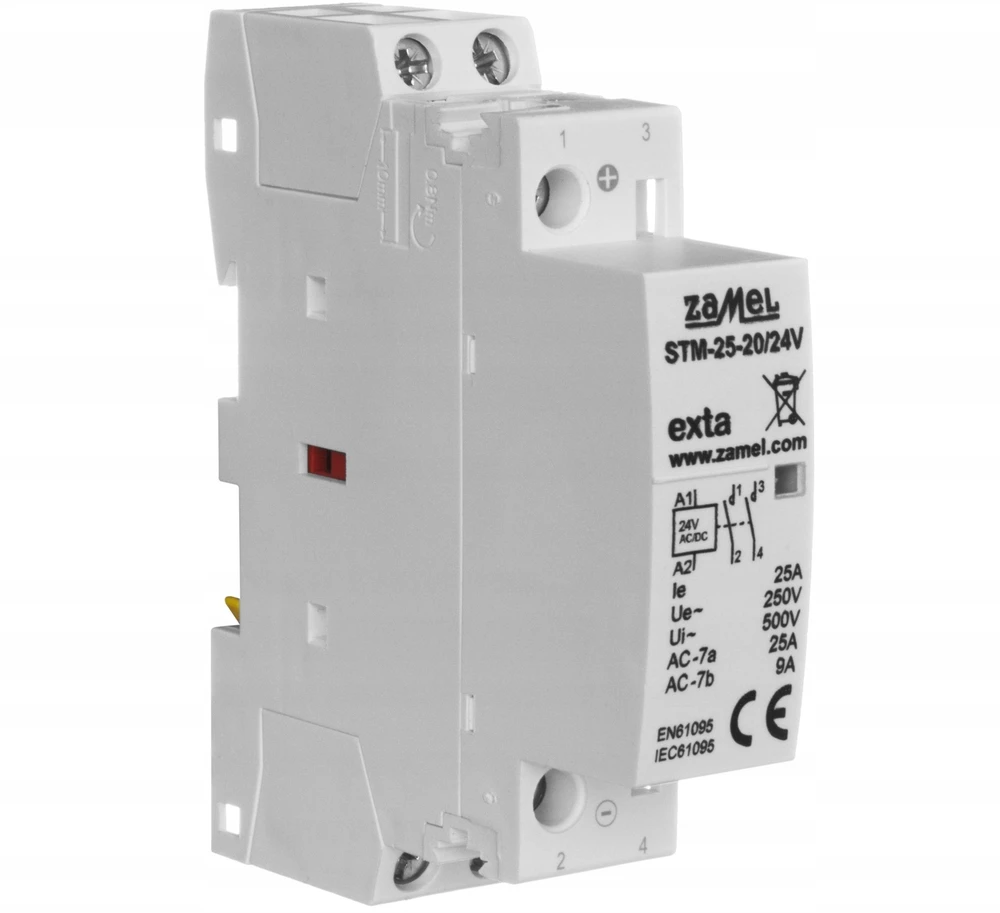 Zamel KONTAKTORIUS 25A 2XNO 24V STM-25-20/24V