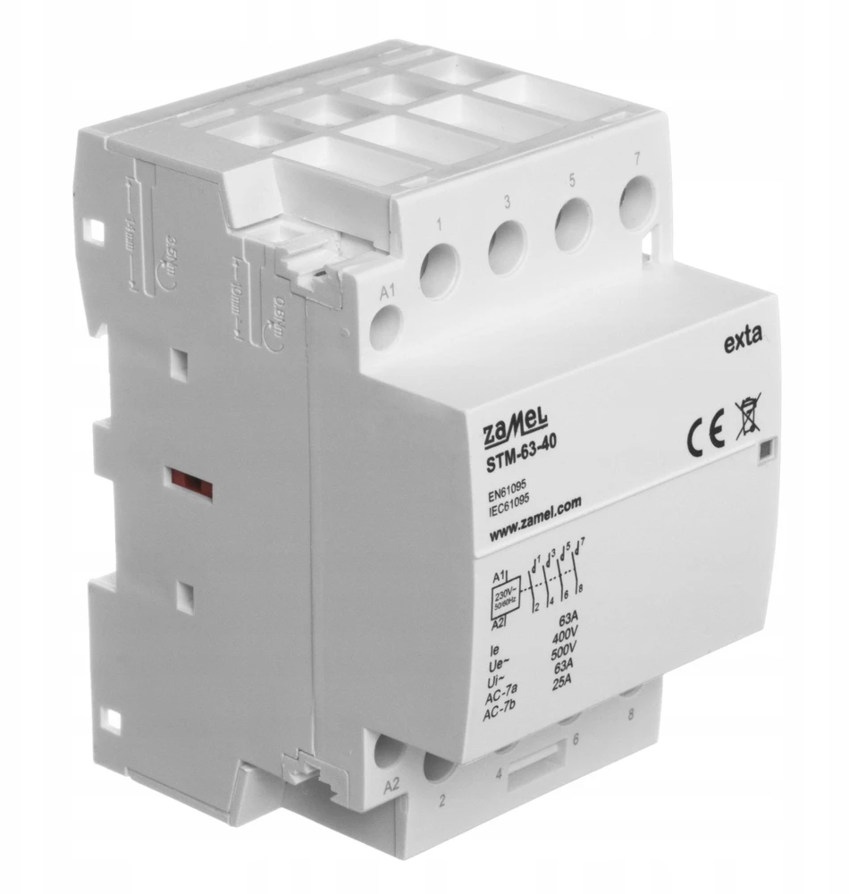 Zamel KONTAKTORIUS 63A 4XNO STM-63-40