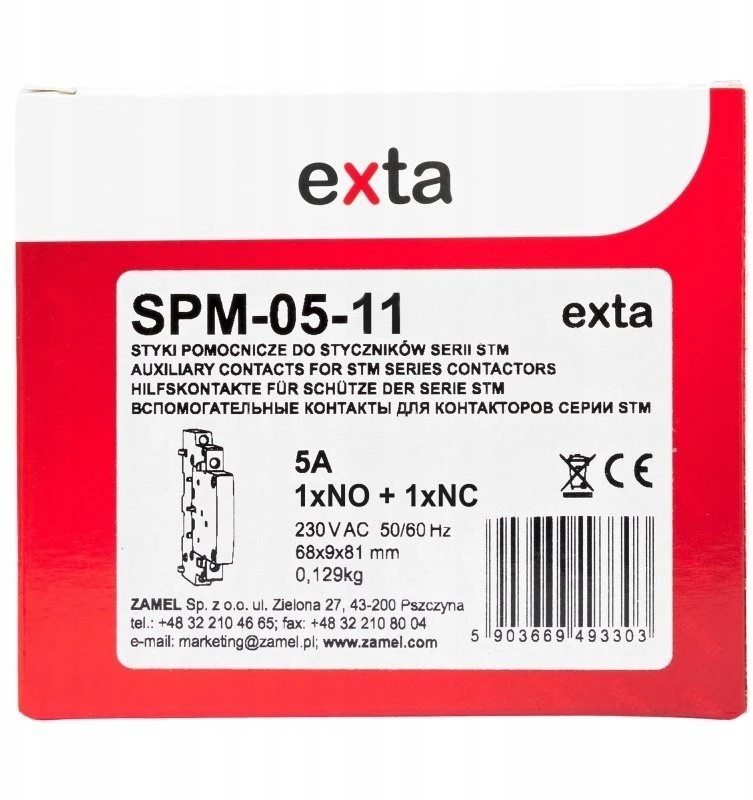 Zamel SUSISIEKITE PAGALBOS. 1NO+1NC SPM-05-11