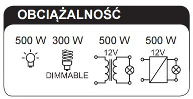 Zamel Šviesos reguliatorius 230V 40-500W DIM-20