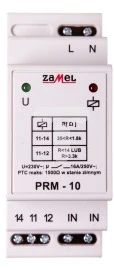 Zamel PRM-10 relės varžos PTC zondas 230V AC