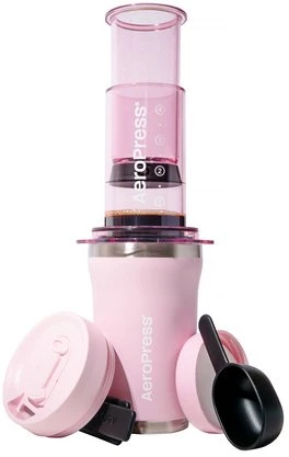 AeroPress Go Plus Rožinė
