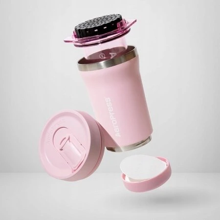 AeroPress Go Plus Rožinė