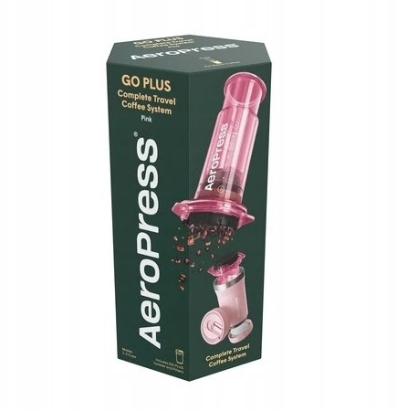 AeroPress Go Plus Rožinė