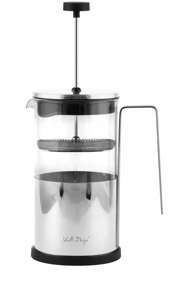 Kavos ir arbatos užpiltuvas 1000 ml DIAMANTE sidabrinis 0688