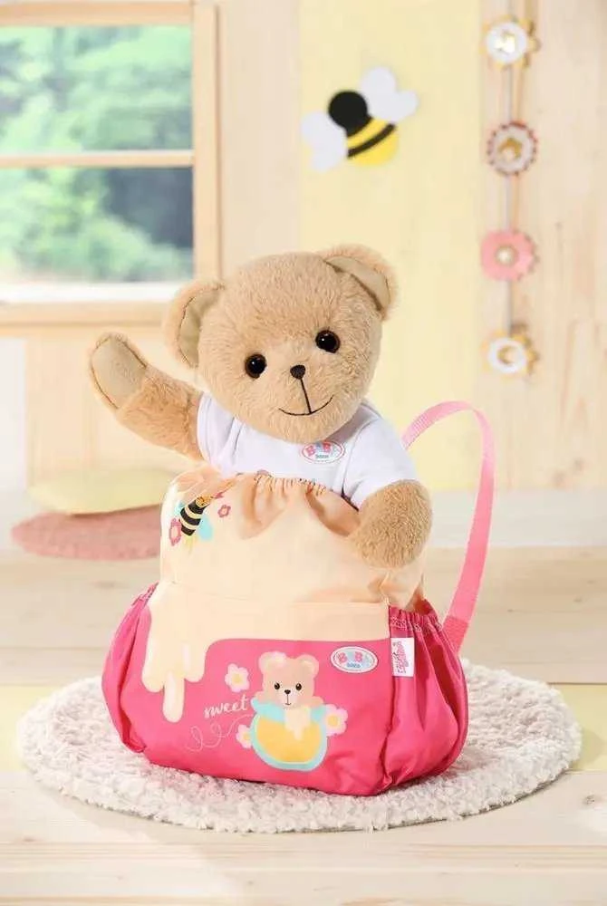 Zapf Bear BABY born kuprinė, meškiukas, 834831