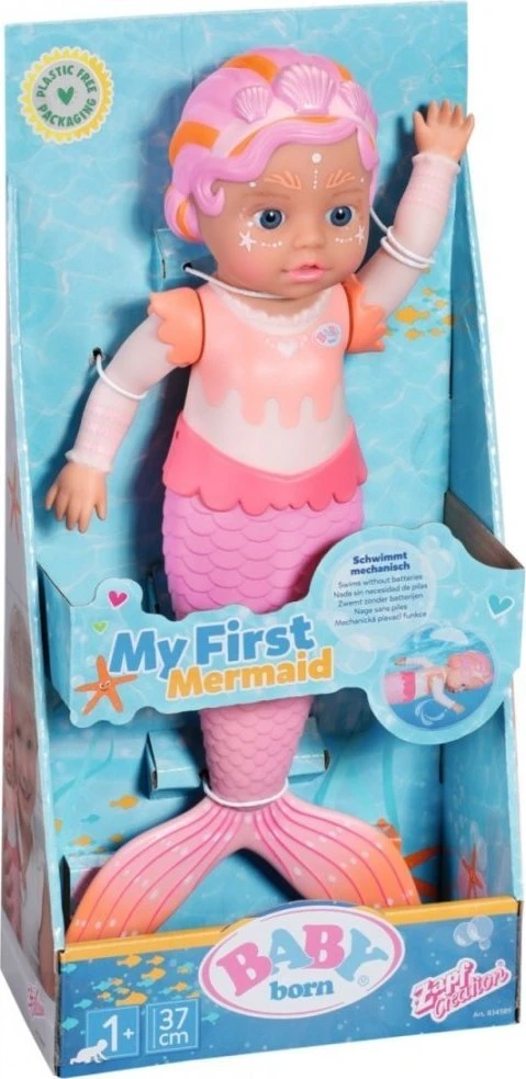 Zapf Baby Born Gimęs kūdikis – mano pirmoji undinė (834589)