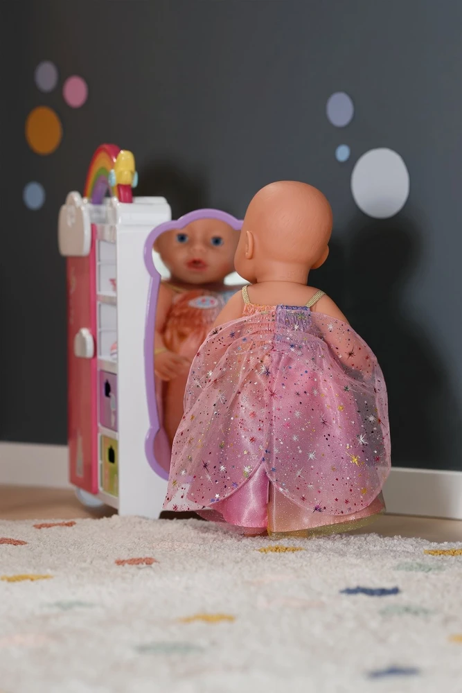 Zapf BABY BORN Vaivorykštės suknelė, 43 cm