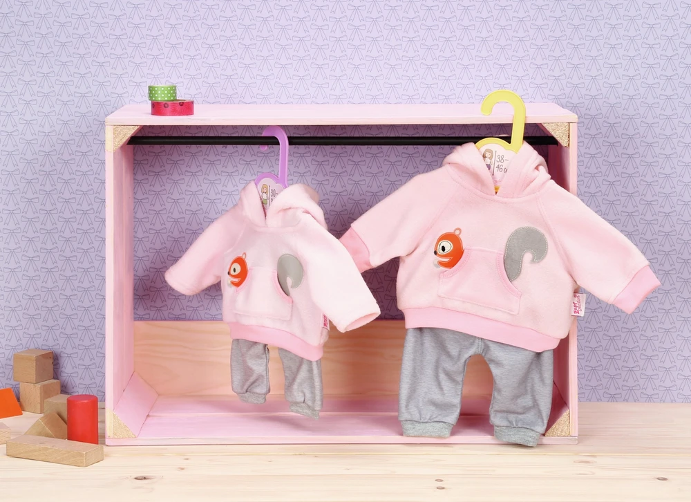Zapf Dolly Moda Jogging Suit Rožinė L