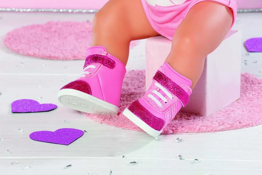 Zapf ZAPF Creation BABY born sportbačiai rožiniai 43cm, lėlių aksesuarai