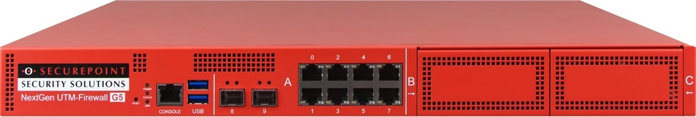 Maršrutizatorius Zapora jungiama į tinklą Securepoint SECUREPOINT FIREWALL RC1000R G5