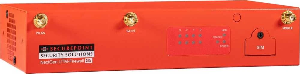 Maršrutizatorius Scheppach „Securepoint RC200 G5“ užkarda (aparatinė įranga), darbalaukio versija, 4,65 Gbit/s