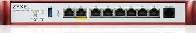 Maršrutizatorius ZYXEL USG FLEX200 H SERIES, USER-DEFINABLE PORTS WITH 1*2.5G, 1*2.5G( POE+) & 6*1G, 1*USB (DEVICE ONLY)
