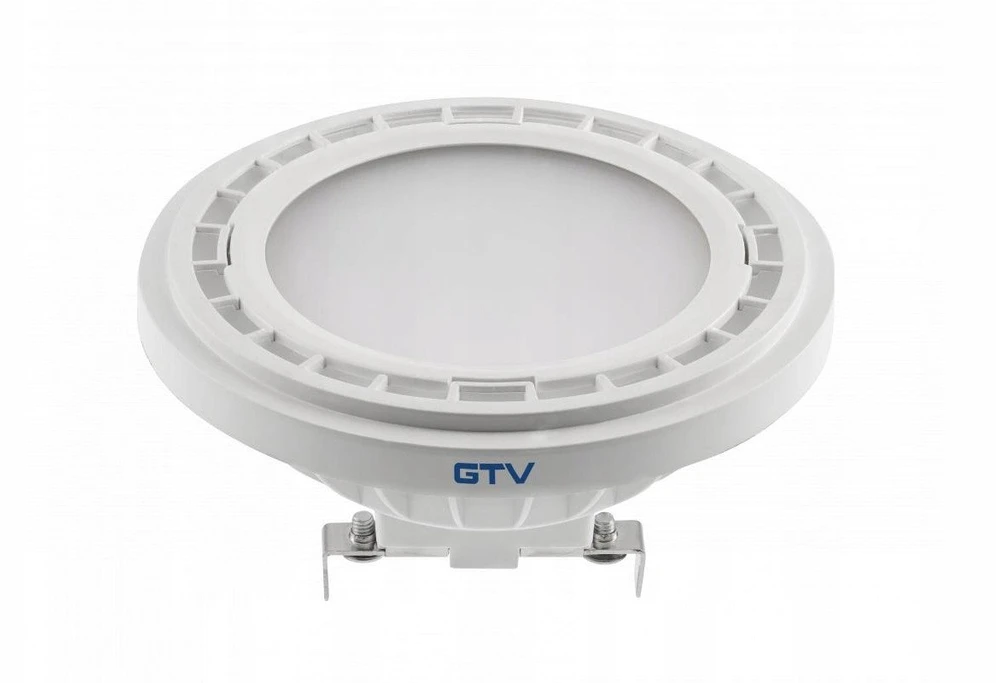 GTV LED lemputė, AR111, 3000K, G53, 12,5 W, DC12V, 120°, 1100lm, balta