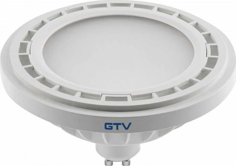 GTV LED lemputė, es111, 3000K, GU10, 12,5 W, AC220-240V, 120°, 1100lm, 109ma, balta