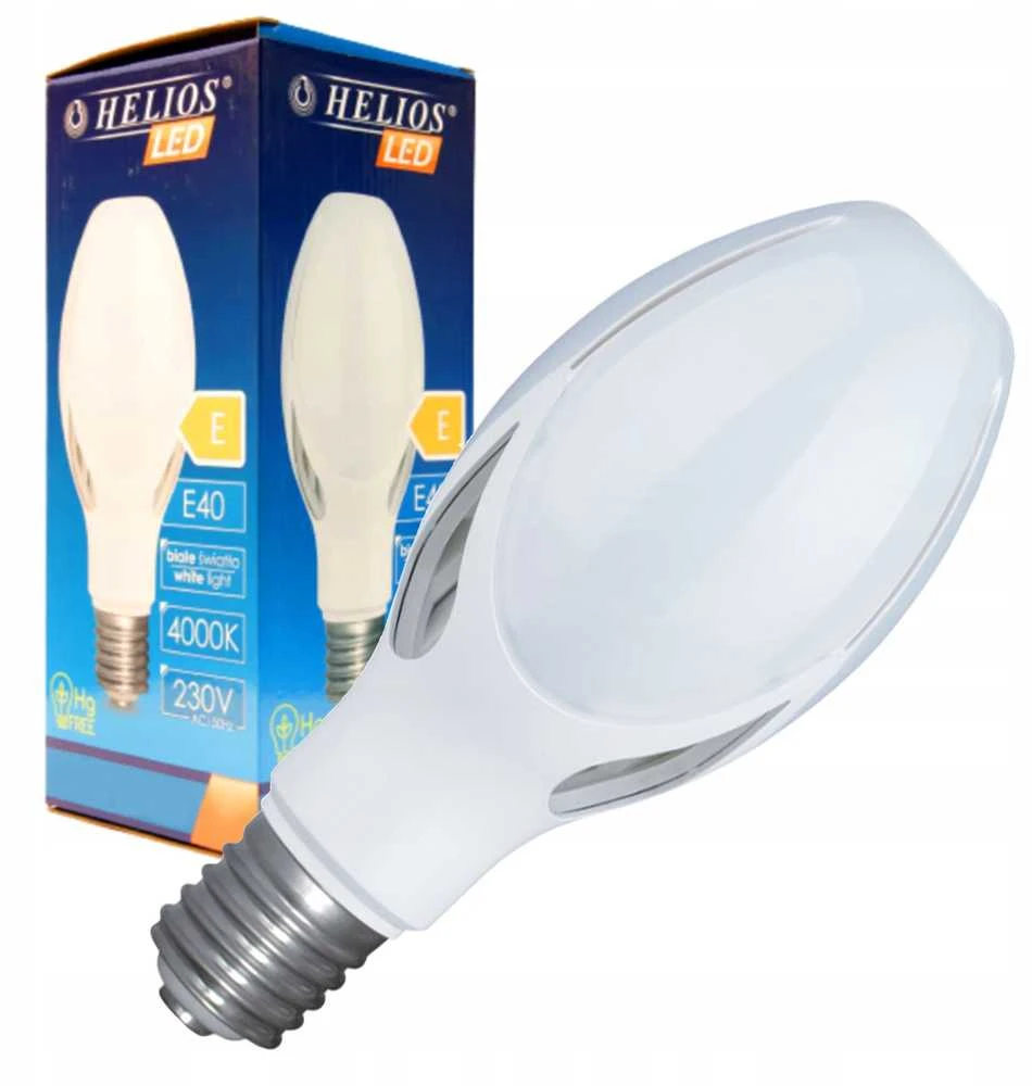 Helios LED lemputė LED-3126 Intense Boost 45W E27 E40 230V ED90 4000K 7300lm L215mm