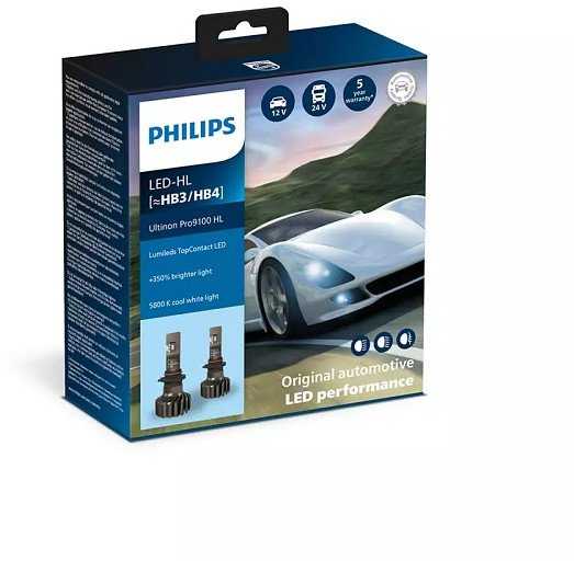 Philips LED HB3/HB4 U91 HL lemputė