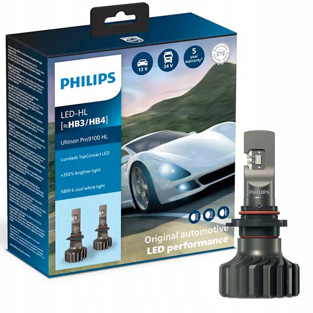 Philips LED HB3/HB4 U91 HL lemputė